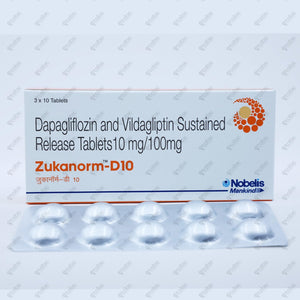 Zukanorm D 10mg Tablet
