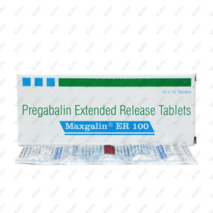 Maxgalin ER 100mg Tablet 10's