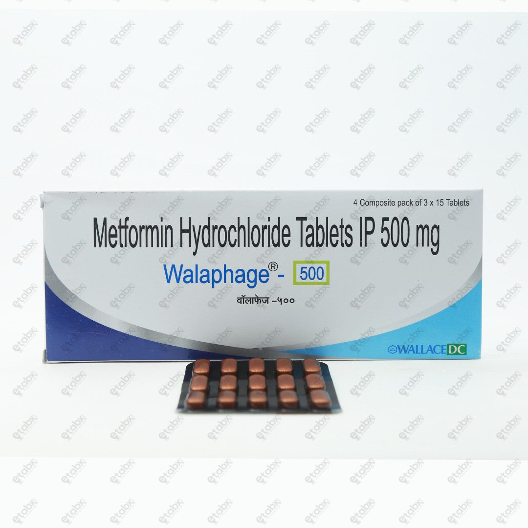 Walaphage 500mg Tablet 15's