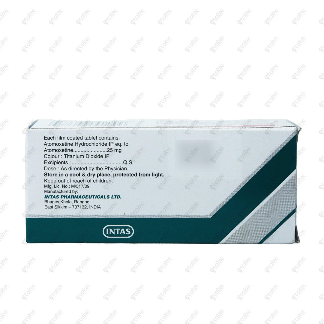 Axepta 25mg Tablets 10's
