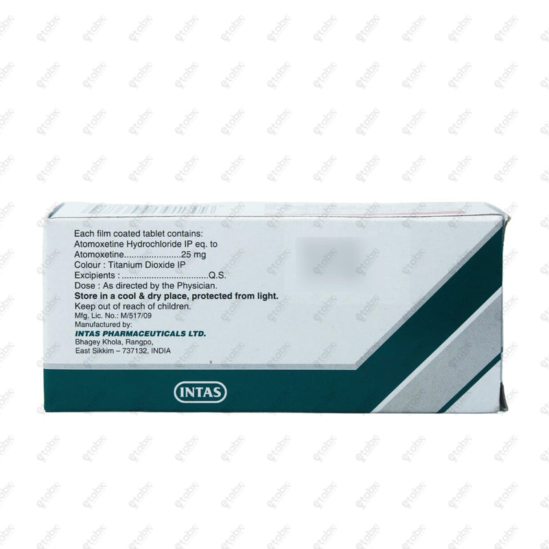 Axepta 25mg Tablets 10's