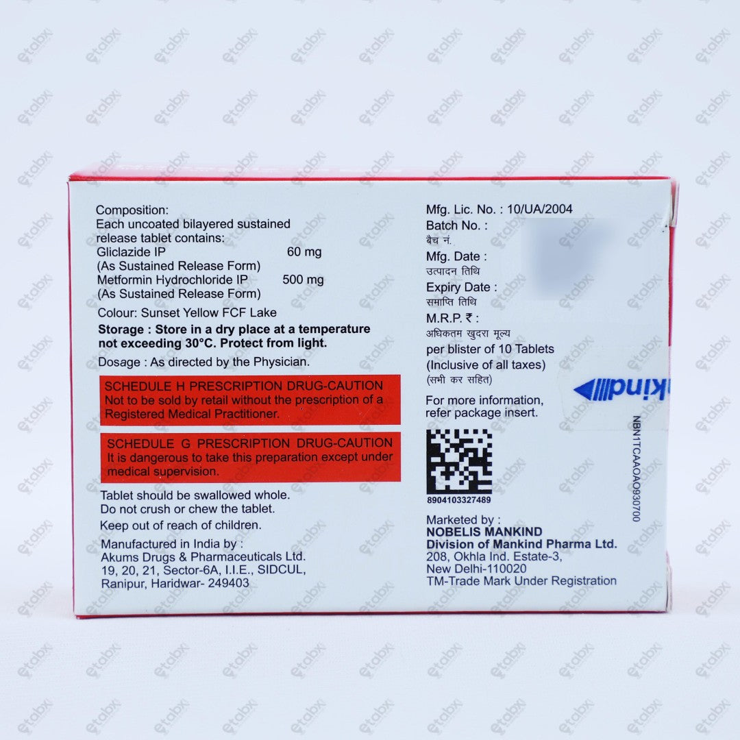 Nobegliz M XR Tablet 10's