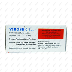 Vibose 0.3mg Tablet 10's
