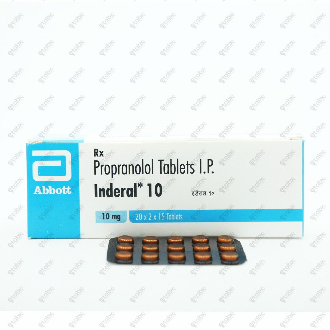 Inderal 10mg Tablets 15's