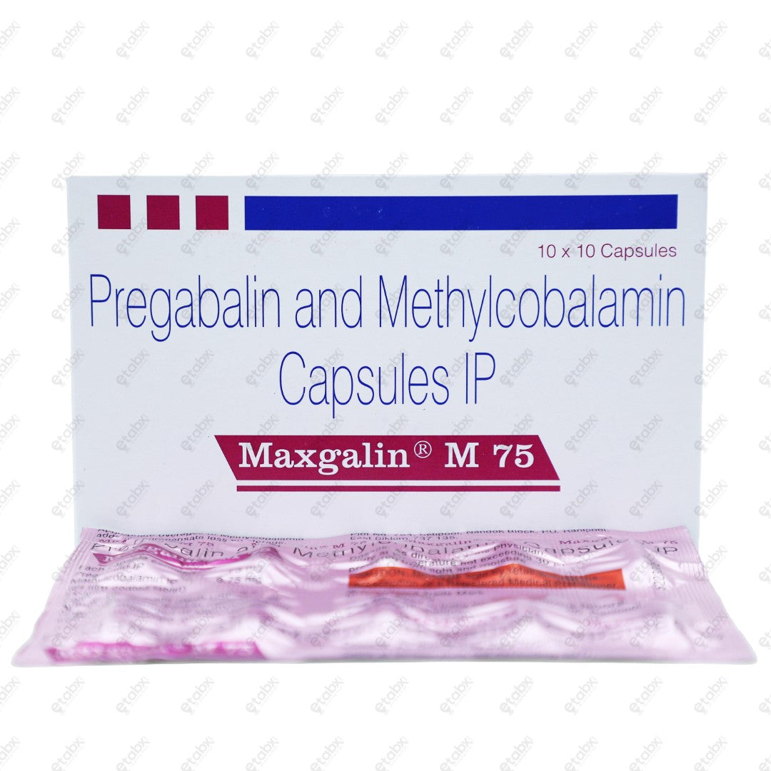 MAXGALIN M 75mg Capsule 10's