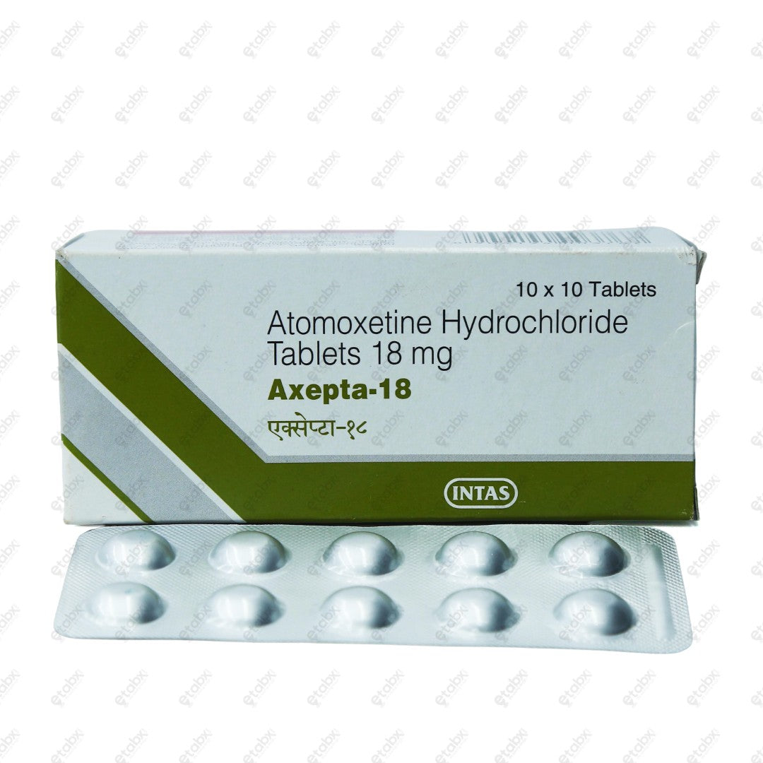 Axepta 18mg Tablets 10's
