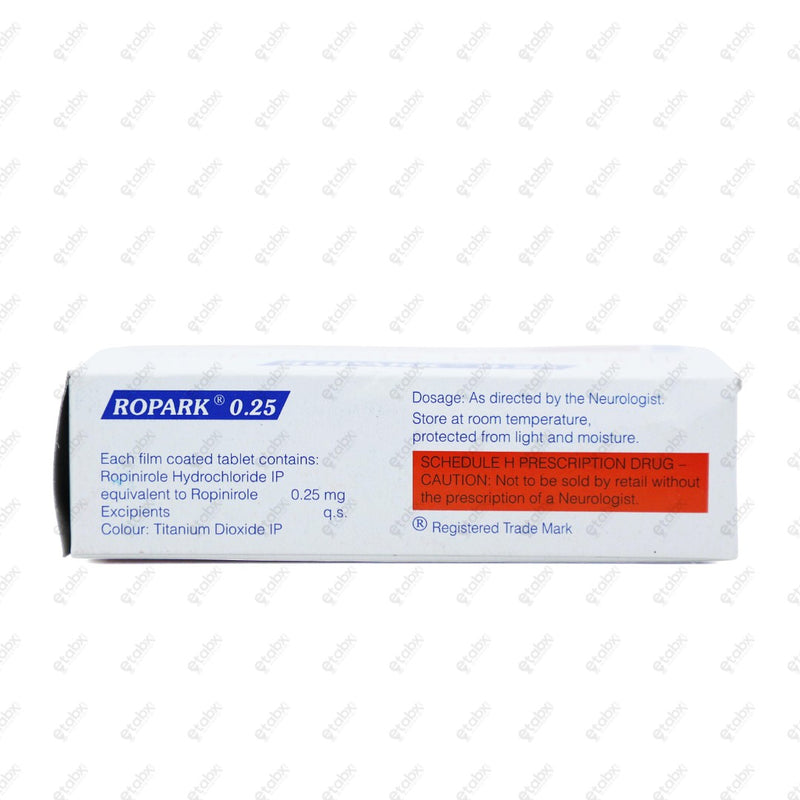 ROPARK 0.25mg Tablet 10's