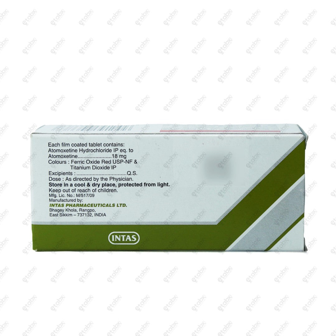Axepta 18mg Tablets 10's