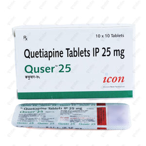 Quser 25mg Tablet 10's