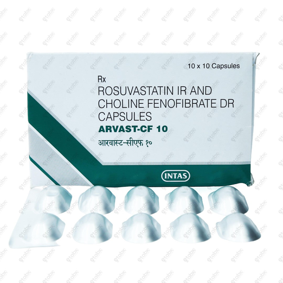Arvast CF 10mg Capsule 10's