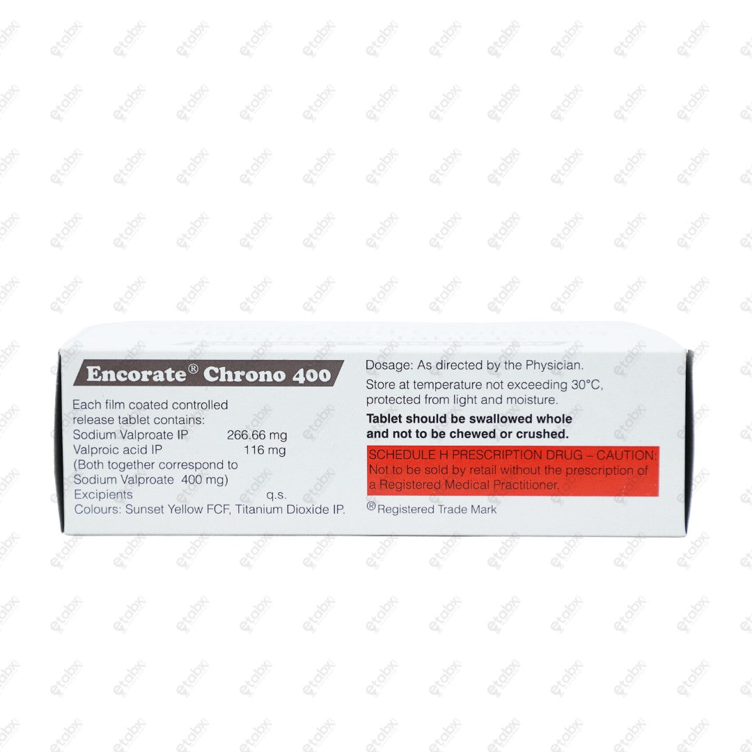 Encorate Chrono 400mg Tablet 10's