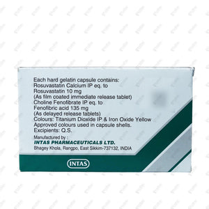 Arvast CF 10mg Capsule 10's