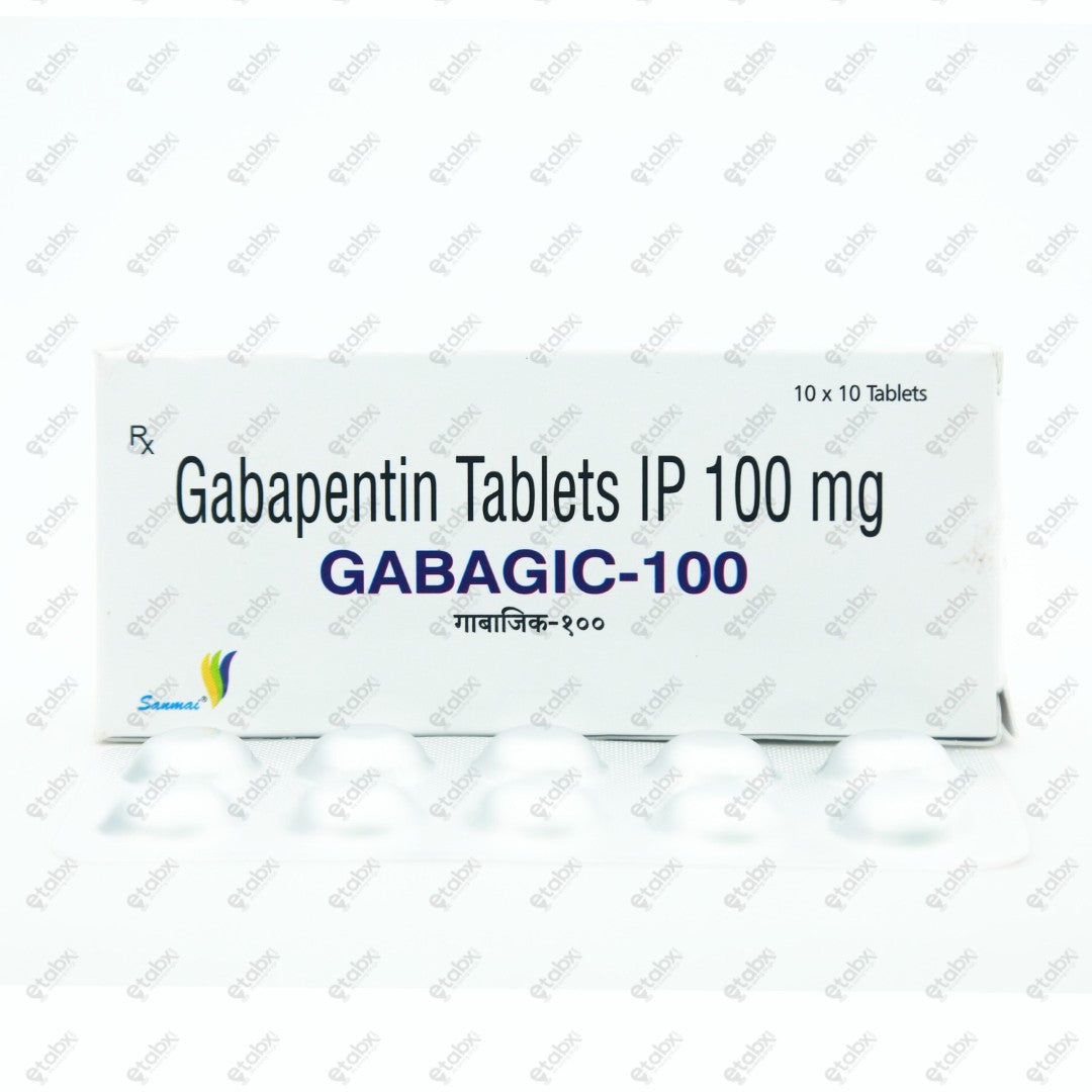 GABAGIC 100 MG TABLETS 10's