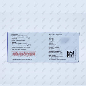 Olmetime 20mg Tablet 10's