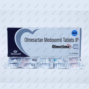 Olmetime 40mg Tablet 10's