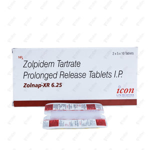 Zolnap XR 6.25mg Tablet 10's