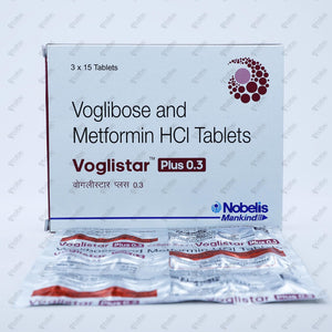 Voglistar Plus 0.3mg Tablets 10's