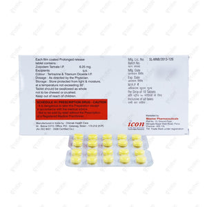 Zolnap XR 6.25mg Tablet 10's