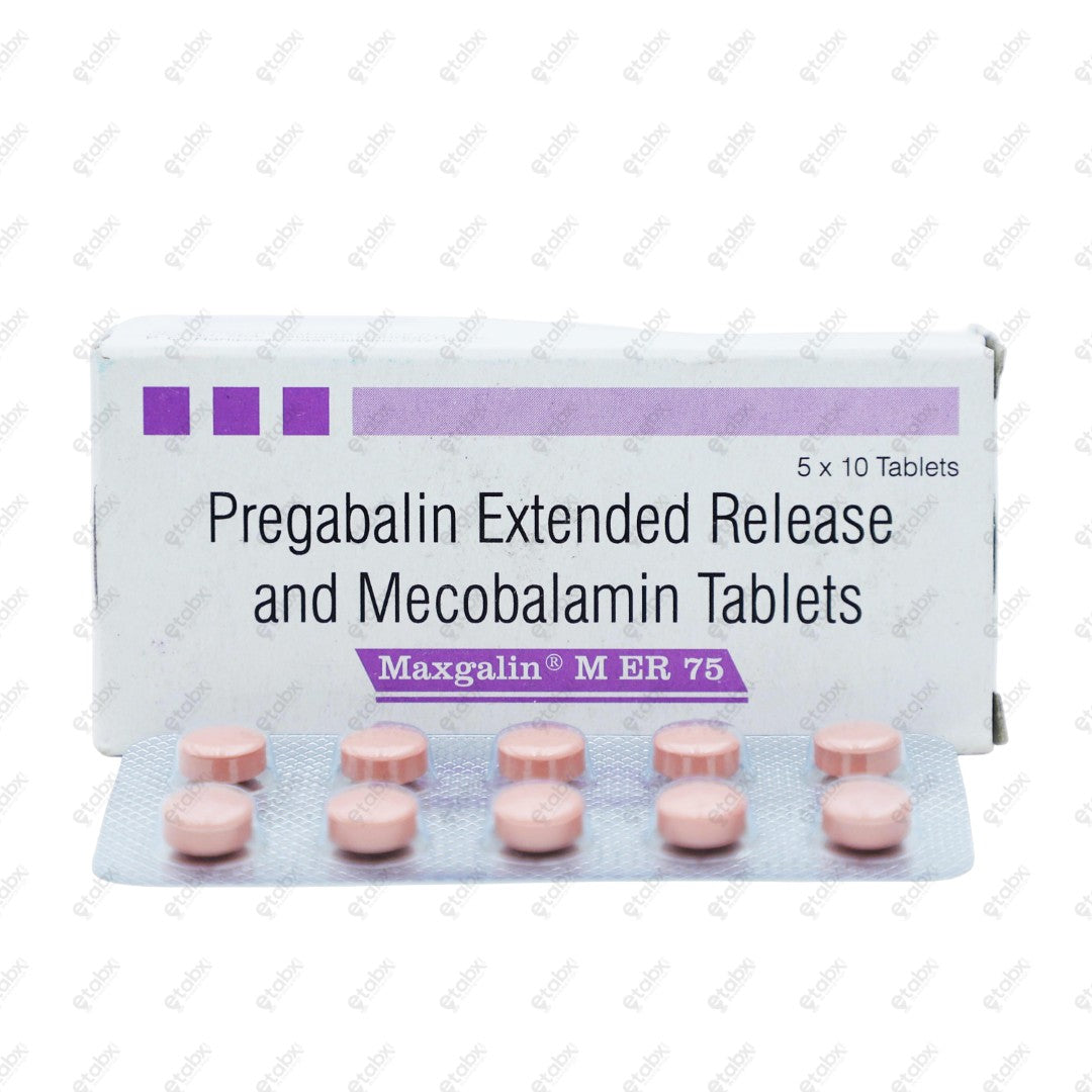 Maxgalin M ER 75mg Tablet 10's