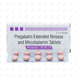 Maxgalin M ER 75mg Tablet 10's