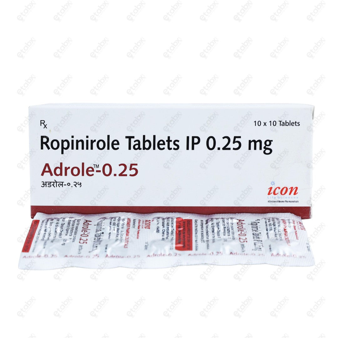 Adrole 0.25mg Tablets 10's
