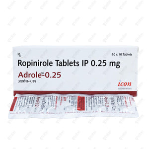 Adrole 0.25mg Tablets 10's