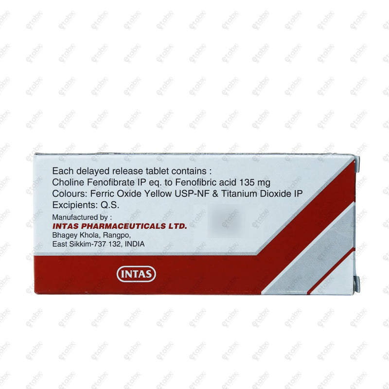 Adilip 135mg Tablet 10's