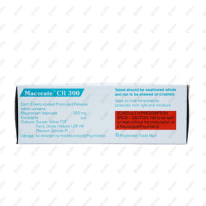 Macorate CR 300mg Tablet 10's