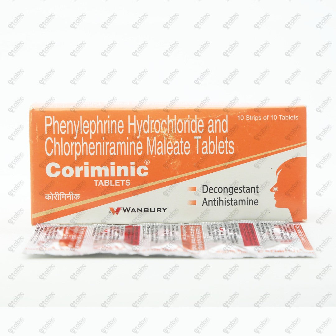 Coriminic Tablet 10's