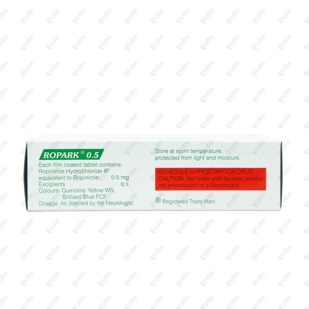 Ropark 0.5 Tablets 10's