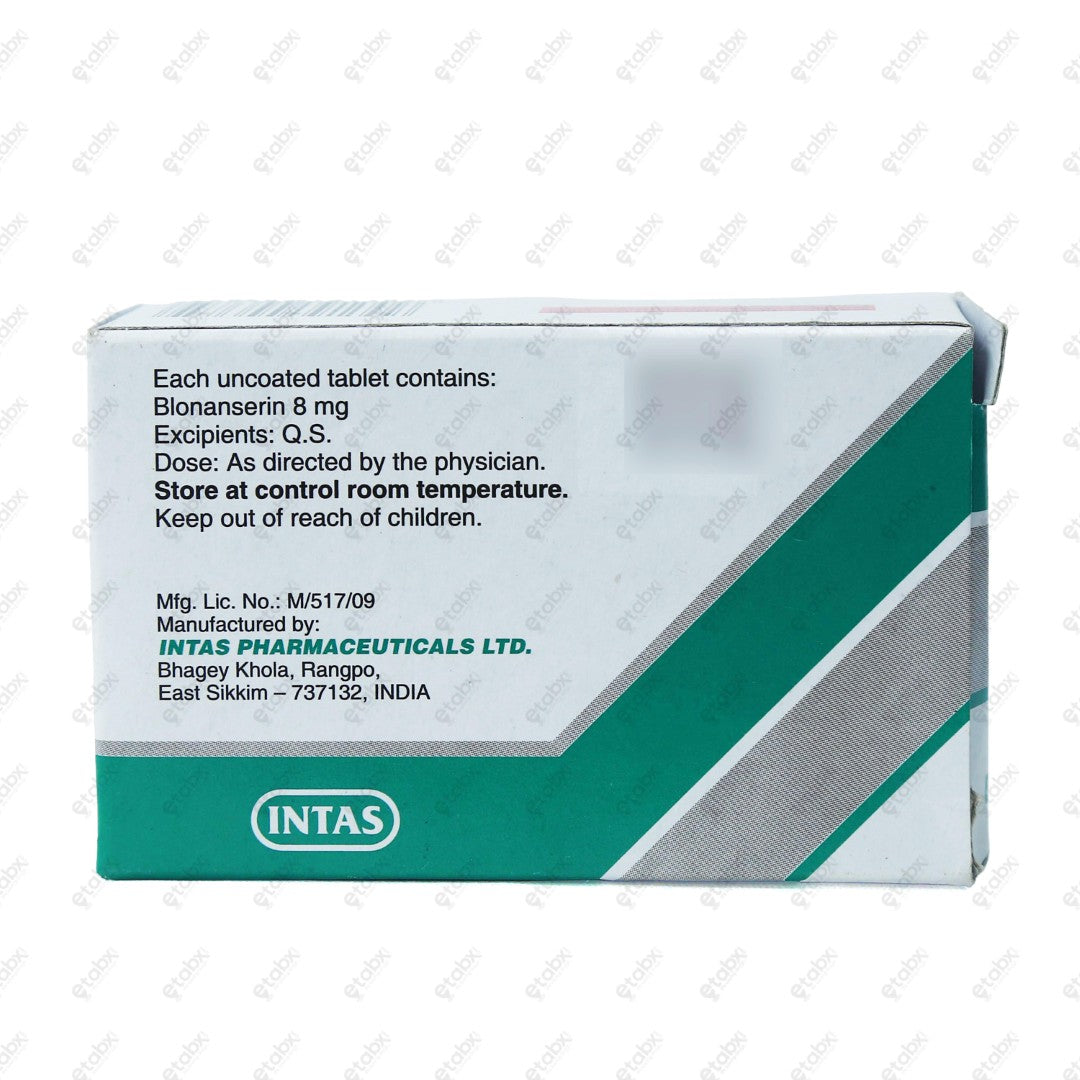Blonitas 8mg Tablet 10's