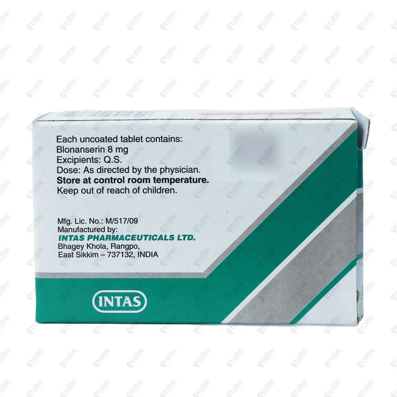 Blonitas 8mg Tablet 10's