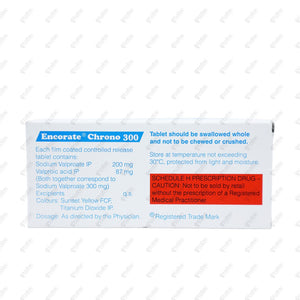 Encorate Chrono 300mg Tablet 10's