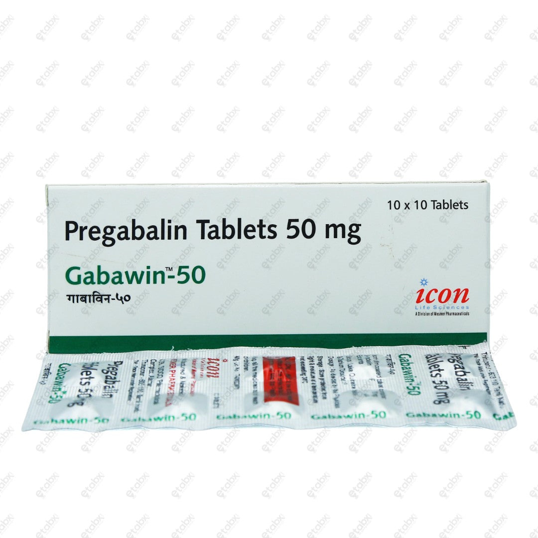 Gabawin 50mg Tablet 10's