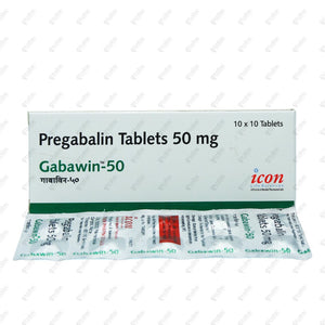 Gabawin 50mg Tablet 10's