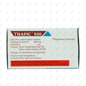 Trapic 650 Tablets 10's