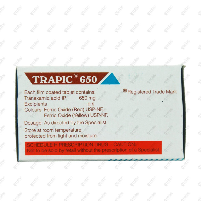 Trapic 650 Tablets 10's