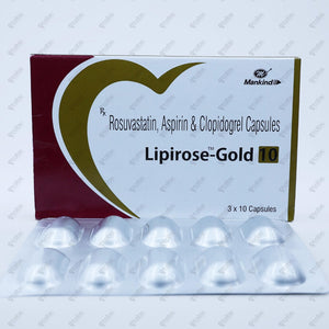 Lipirose Gold 10mg Capsule 10's