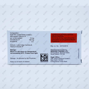 Lipikind F Tablet 10's