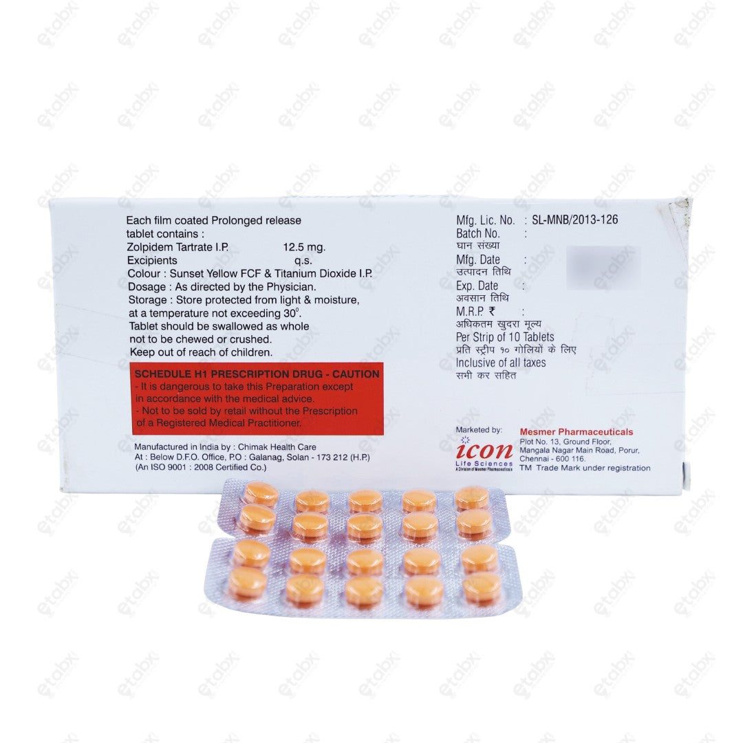 Zolnap XR 12.5mg Tablet 10's
