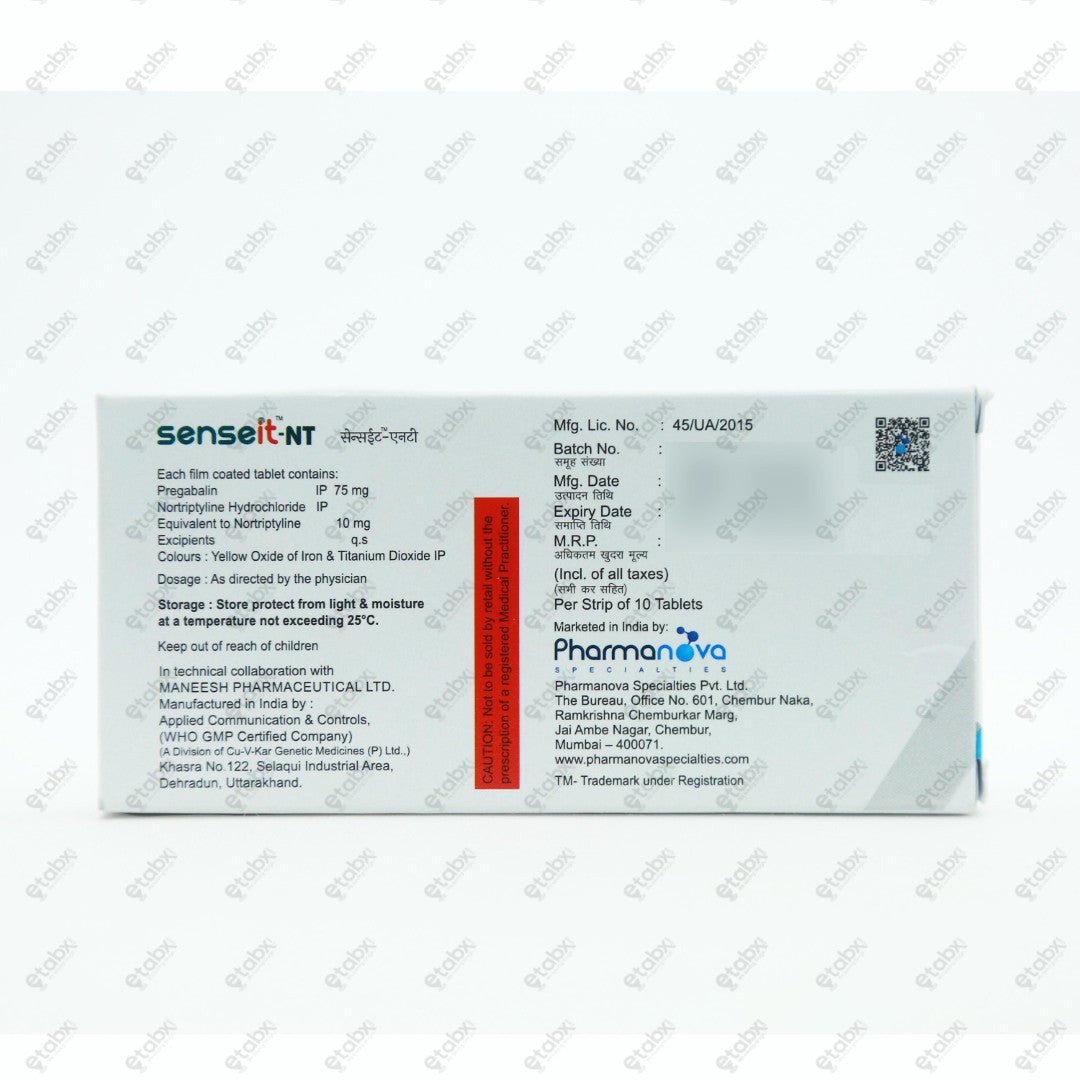 SENSEIT TABLETS 10's