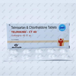 Telmikind CT 40mg Tablet 10's