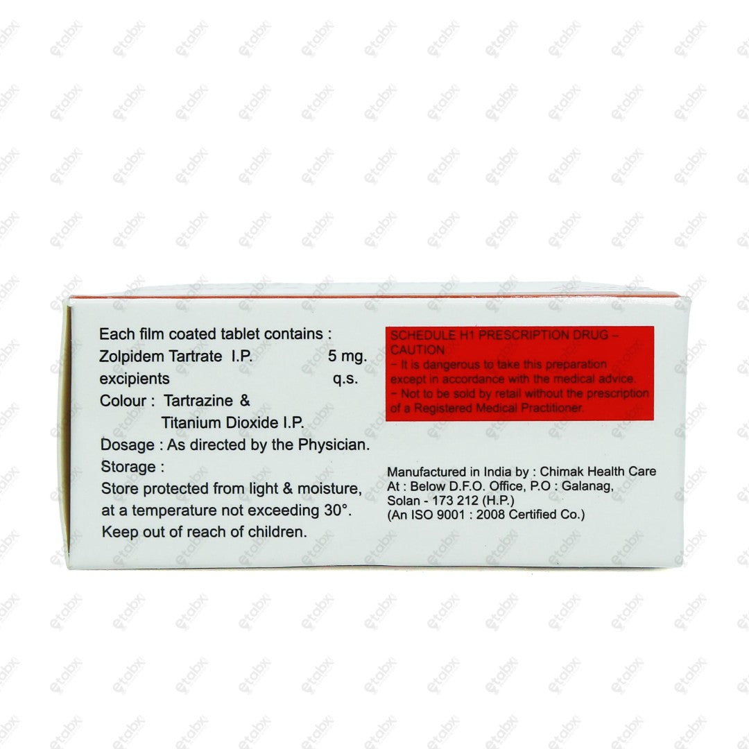 Zolnap 5mg Tablet 10's