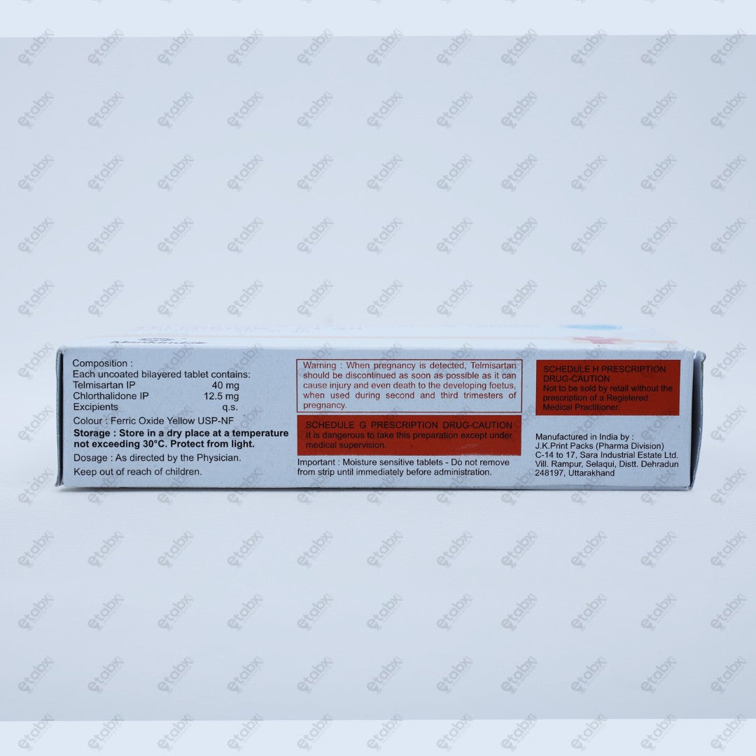 Telmikind CT 40mg Tablet 10's