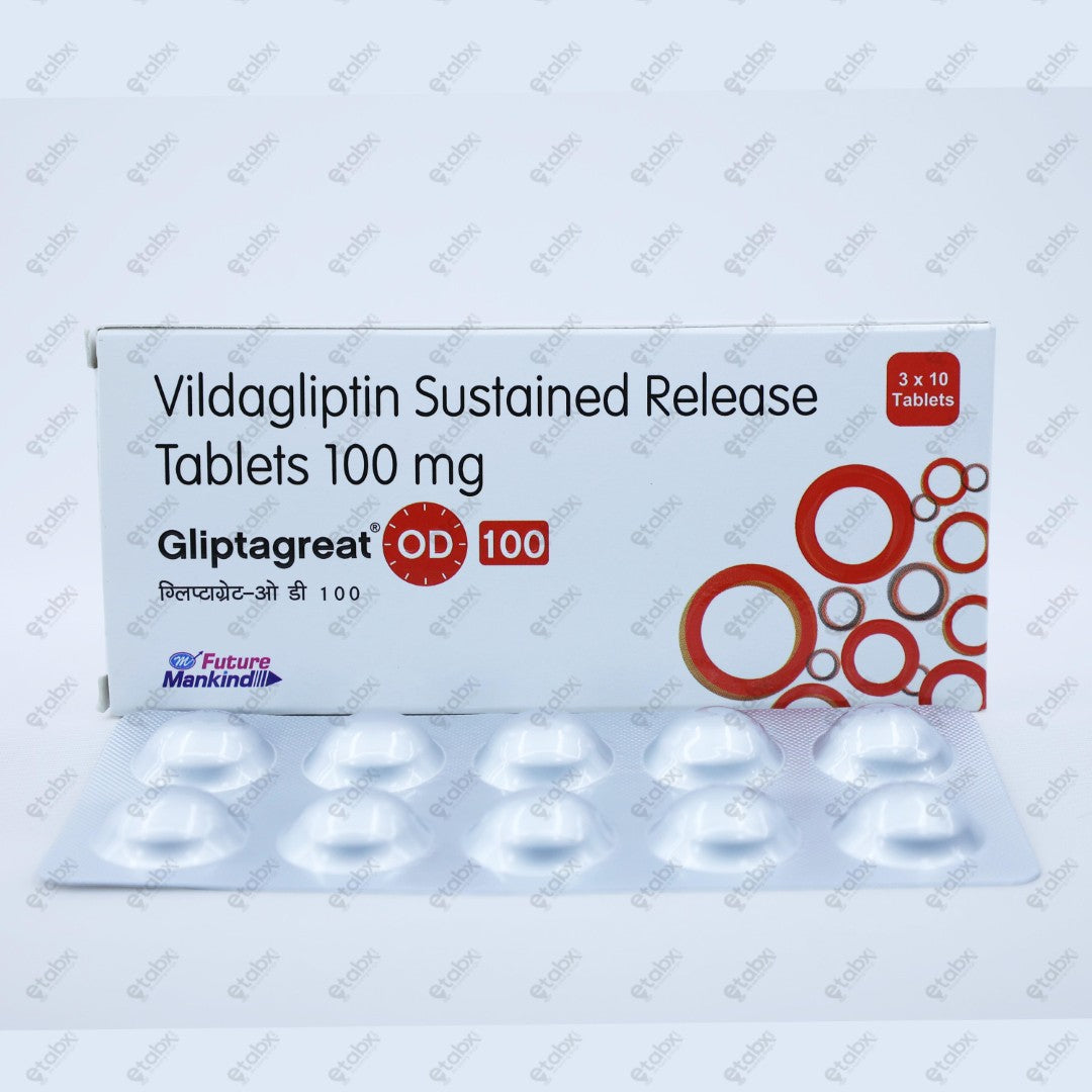 GLIPTAGREAT OD 100mg Tablet 10