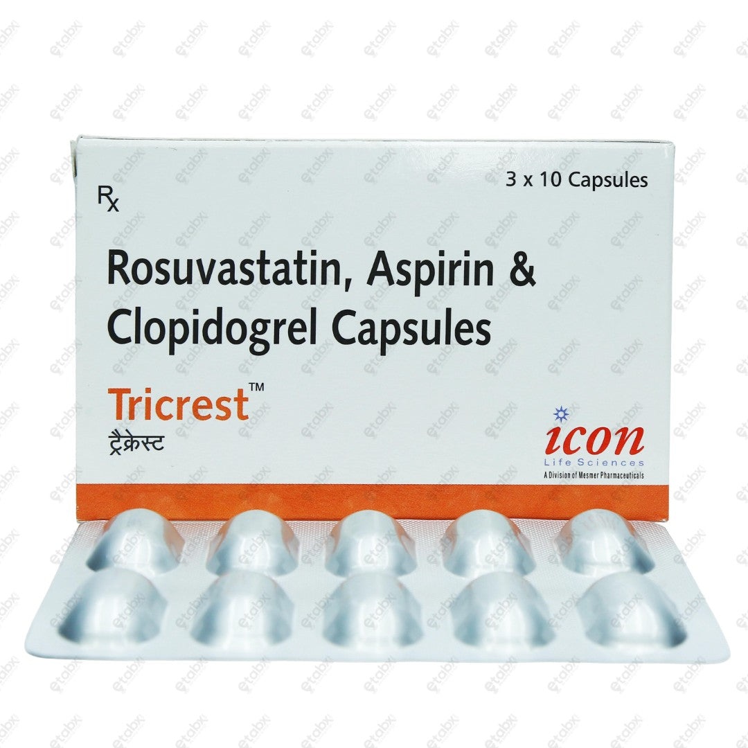 TRICREST Tablet 10's