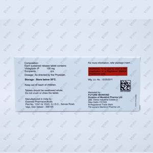 GLIPTAGREAT OD 100mg Tablet 10