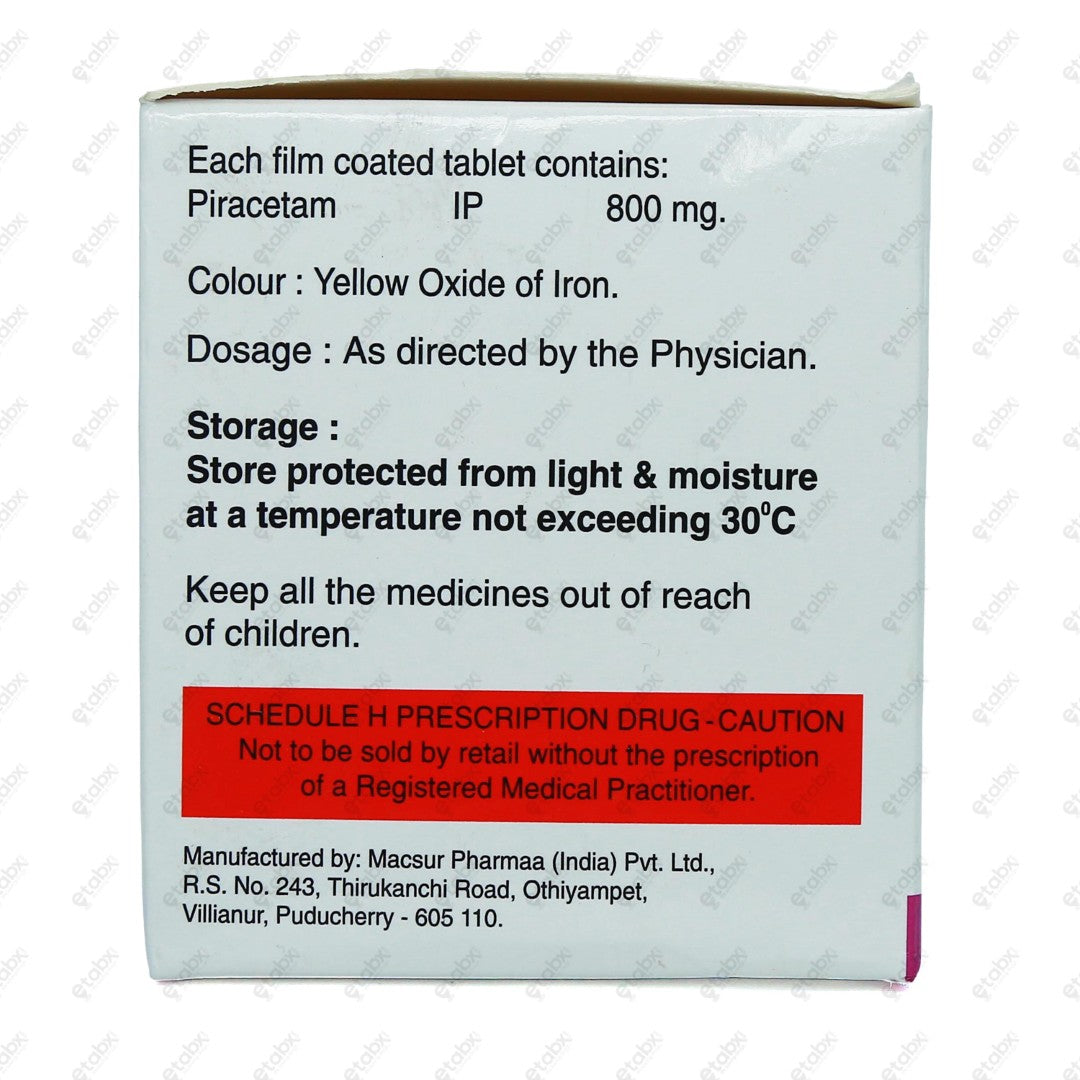 Flocetam 800mg Tablet 10's