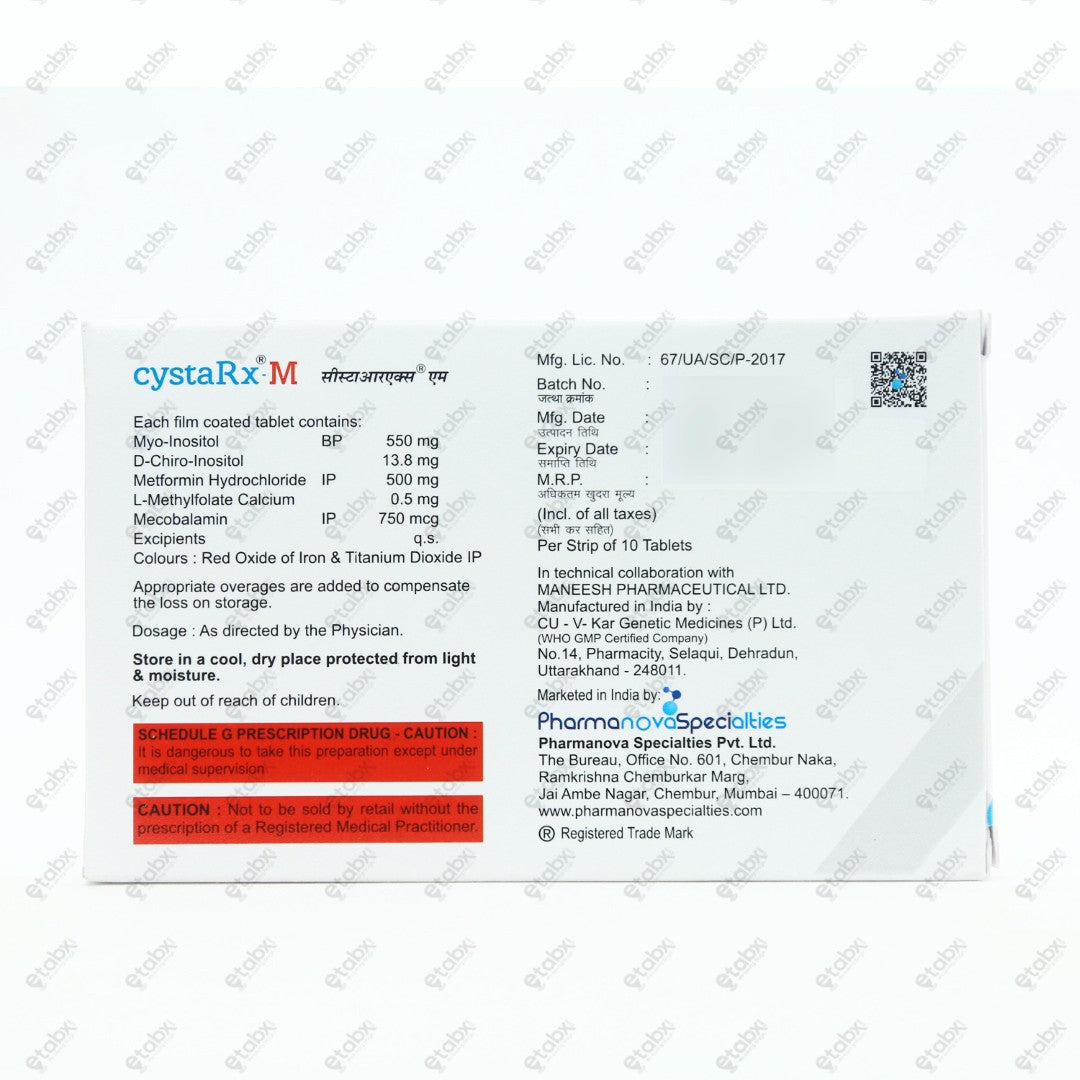 Cystarx Tablet 10's