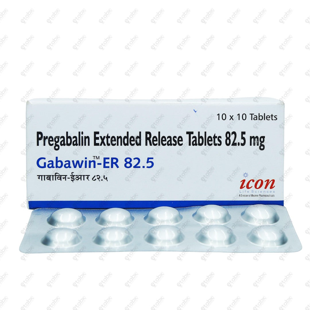 GABAWIN ER 82.5mg Tablet 10's